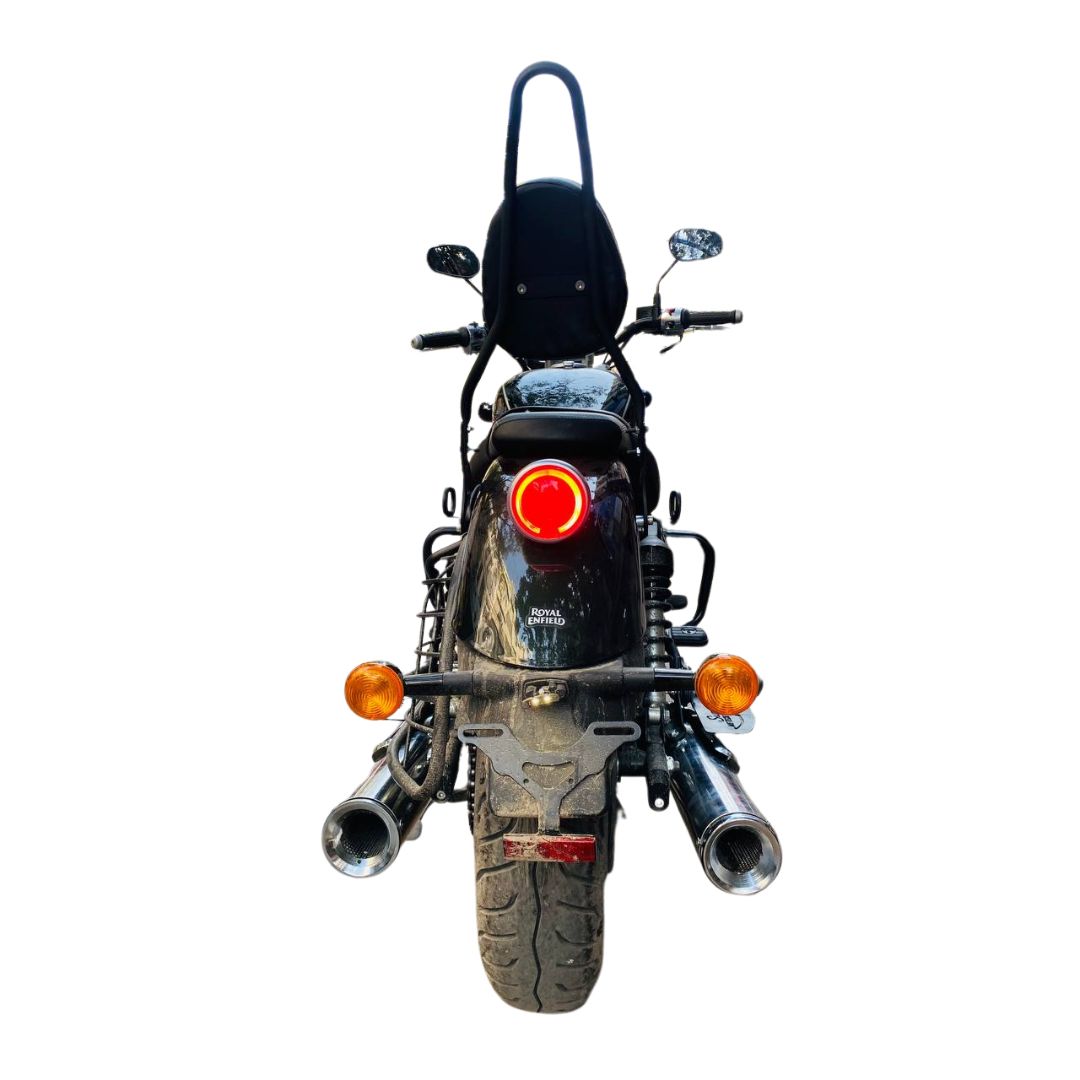 Sissy Bar Backrest for Super Meteor 650, Shotgun 650, Classic 650, Harley X440, Classic 350 & Meteor 350 – Ergonomic Design