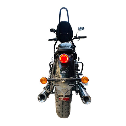Sissy Bar Backrest for Super Meteor 650, Shotgun 650, Classic 650, Harley X440, Classic 350 & Meteor 350 – Ergonomic Design