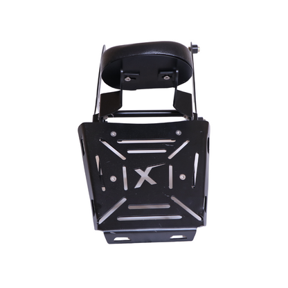 Premium Backrest with Modular Top Rack for Super Meteor 650, Shotgun 650, Meteor 350, Goan Classic 350 & Harley X440