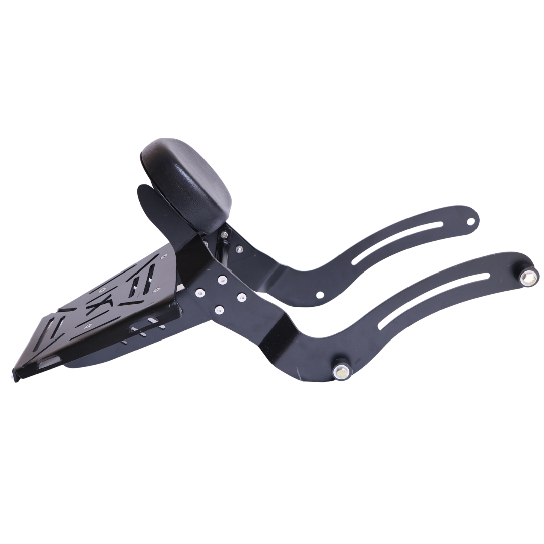Premium Backrest with Modular Top Rack for Super Meteor 650, Shotgun 650, Meteor 350, Goan Classic 350 & Harley X440