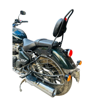 Sissy Bar Backrest for Super Meteor 650, Shotgun 650, Classic 650, Harley X440, Classic 350 & Meteor 350 – Ergonomic Design