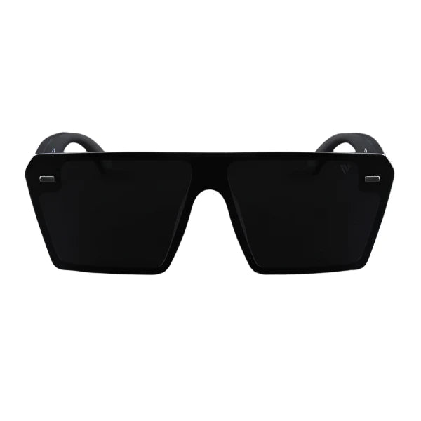 illume | Matte Black Polarized Wayfarer Sunglasses - PMG3972