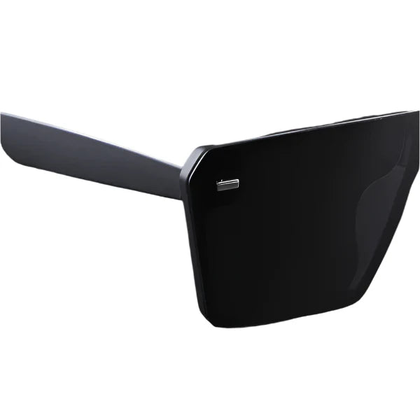 illume | Matte Black Polarized Wayfarer Sunglasses - PMG3972