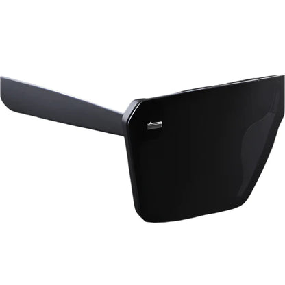 illume | Matte Black Polarized Wayfarer Sunglasses - PMG3972
