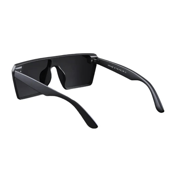 illume | Matte Black Polarized Wayfarer Sunglasses - PMG3972