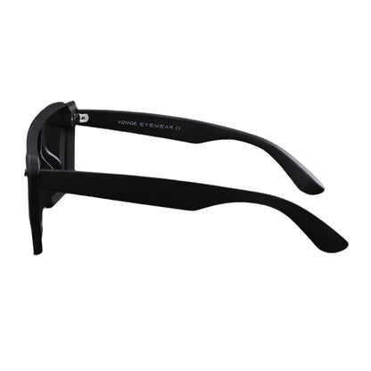 illume | Matte Black Polarized Wayfarer Sunglasses - PMG3972
