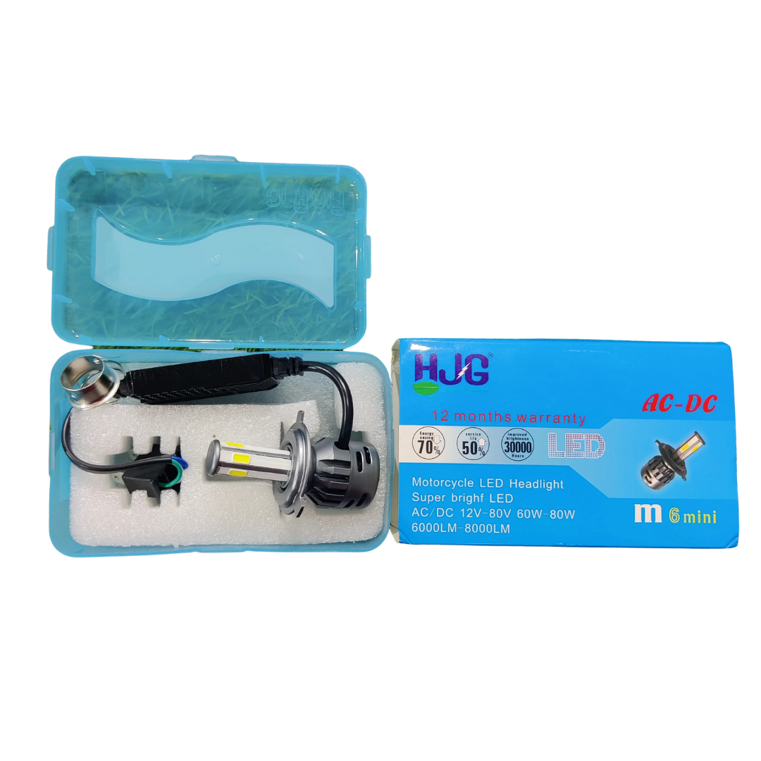 HJG M6 Mini Bulb LED Headlight for All Motorcycles