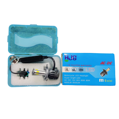 HJG M6 Mini Bulb LED Headlight for All Motorcycles