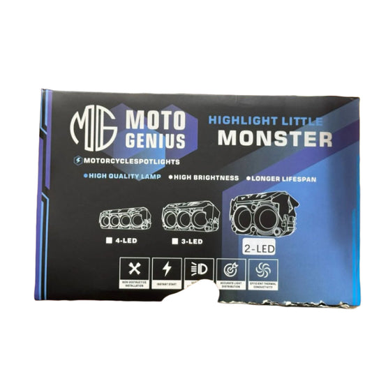 Moto Genius JX-130 40W 2-LED Fog Light for Motorcycles