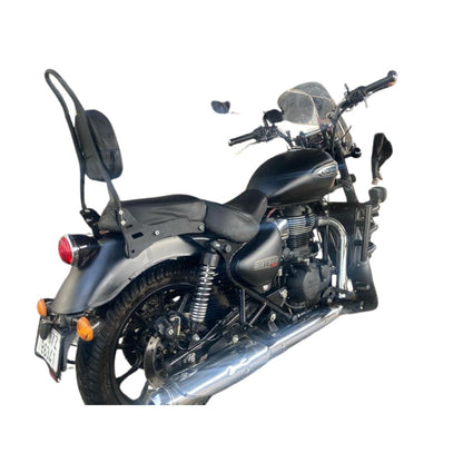 Sissy Bar Backrest for Super Meteor 650, Shotgun 650, Classic 650, Harley X440, Classic 350 & Meteor 350 – Ergonomic Design