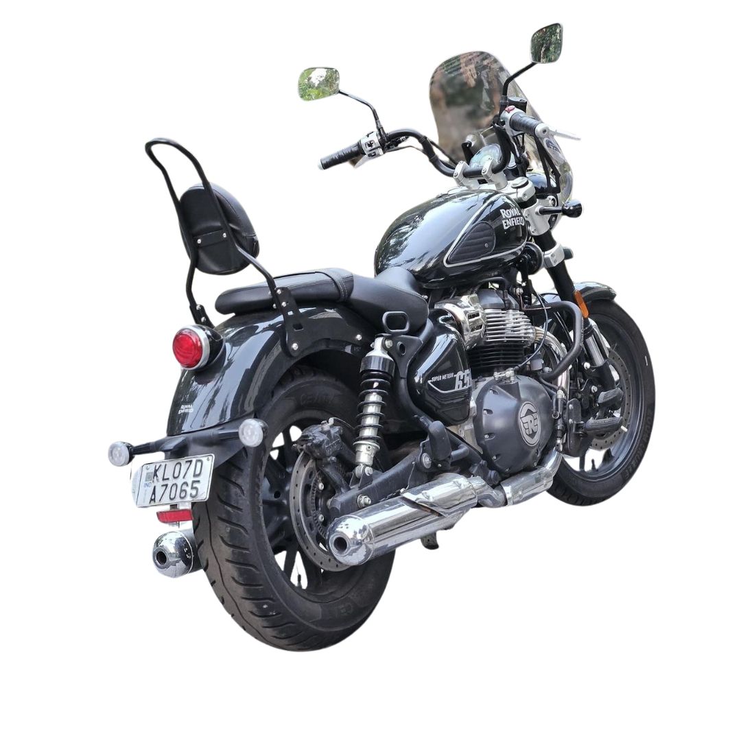 Sissy Bar Backrest for Super Meteor 650, Shotgun 650, Classic 650, Harley X440, Classic 350 & Meteor 350 – Ergonomic Design