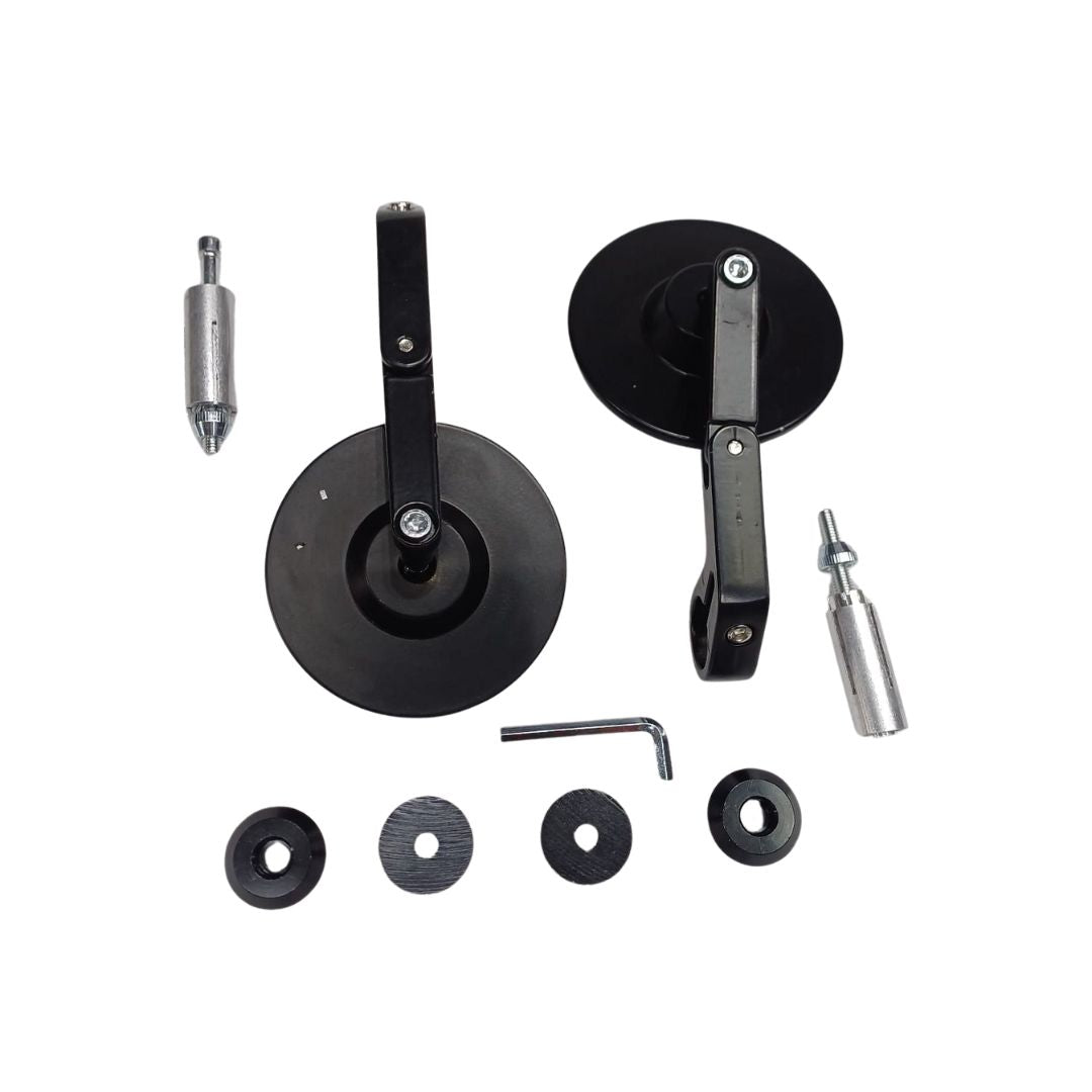 2004-462  Universal Bar End  Mirrors  for Motorcycle & Scooters, Universal Rearview Mirror, M8/M10