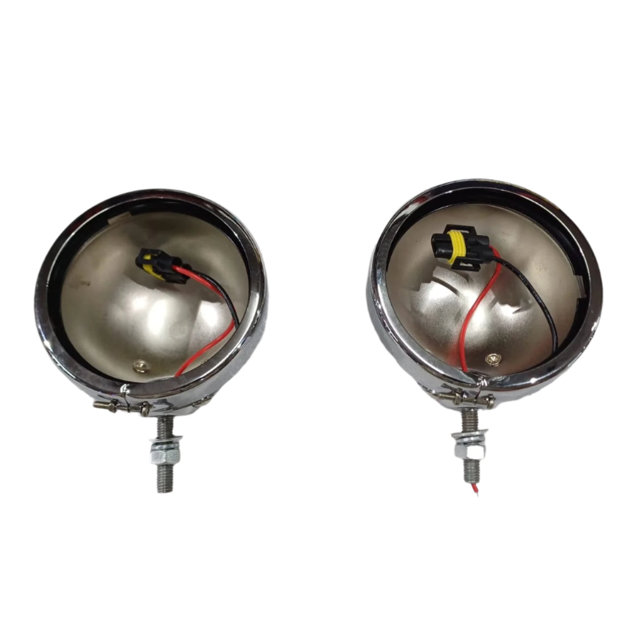 40W Fog Lights with Projector & Chrome Holder – Universal Fit