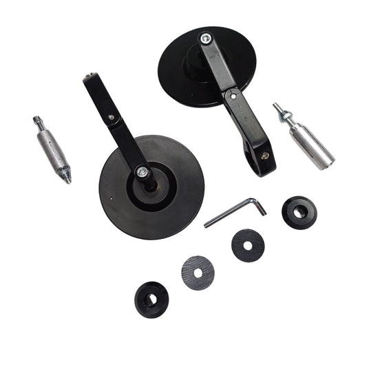 2004-462  Universal Bar End  Mirrors  for Motorcycle & Scooters, Universal Rearview Mirror, M8/M10