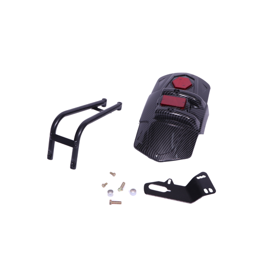 Universal Tyre Hugger for Royal Enfield Hunter/Harley X440-Carbon Fibre Finish