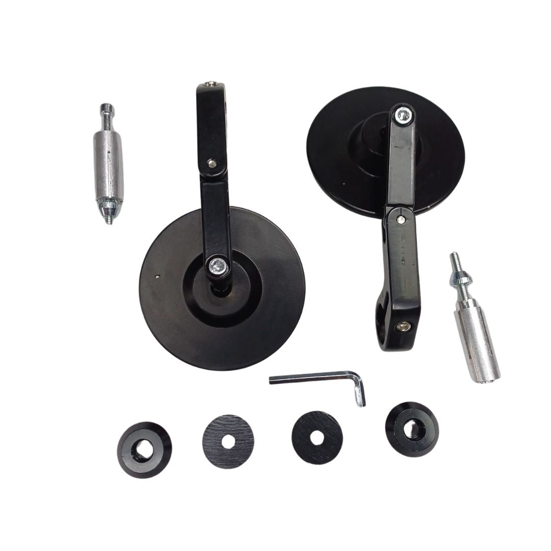 2004-462  Universal Bar End  Mirrors  for Motorcycle & Scooters, Universal Rearview Mirror, M8/M10