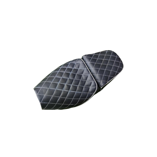 Quilted Seat with White Thread for Jawa 42, Jawa 42 2.1, Jawa Classic 300