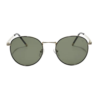 Sylis | Round Green Gold Sunglasses MG3624