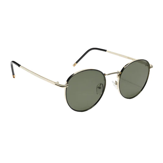 Sylis | Round Green Gold Sunglasses MG3624