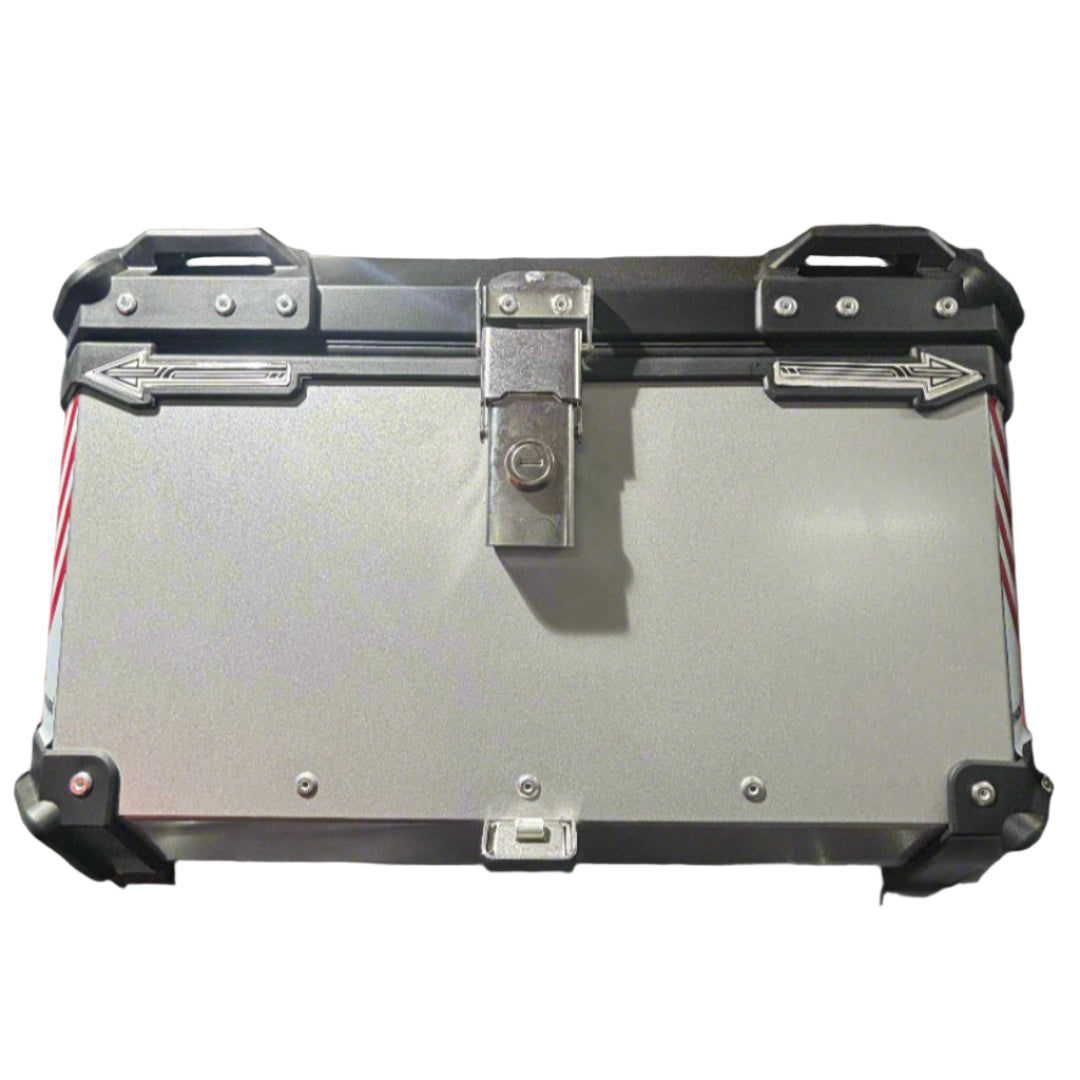 50L Aluminum Top Box – RP Racing – Waterproof & Secure