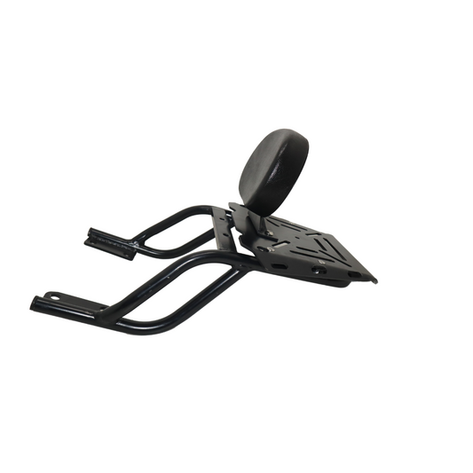 Top Rack with Cushion Backrest for for Royal Enfield Interceptor 650 & Continental Gt 650