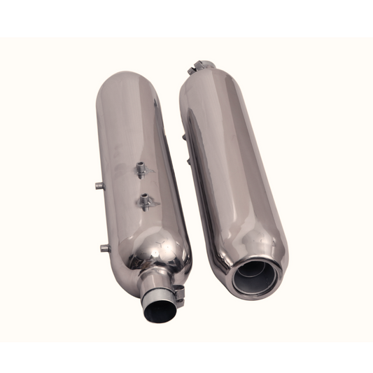 Stainless Steel OE Style Hurricane Exhaust for Super Meteor 650 & Shotgun 650