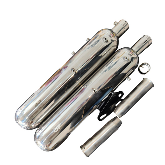 Royal Enfield Super Meteor 650 Replica Exhaust with Performance - KP Racing