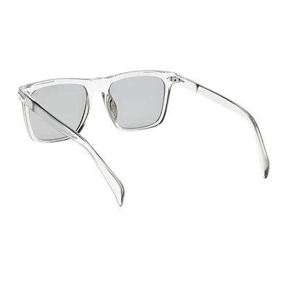 Blaze X Transparent Grey Wayfarer Sunglasses – Stylish & UV Protection | MG3637