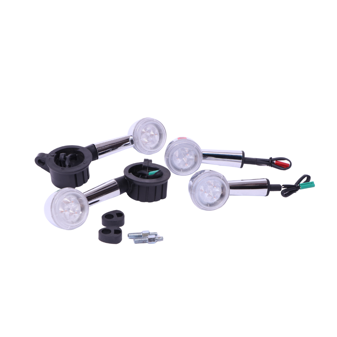 LED Indicator for Royal Enfield Reborn, Meteor 350, Hunter 350, Meteor 650 | Set of 4 | Enhanced Visibility