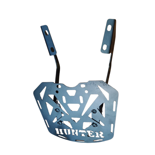 Laser Top Rack for Royal Enfield Hunter 350 | Durable Laser-Cut Steel | Enhanced Carrying Capacity