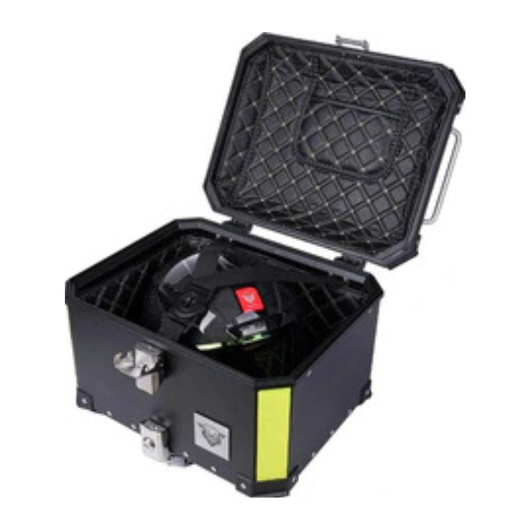 Aluminum Motorcycle Top Case – Waterproof & Universal Monokey Plate