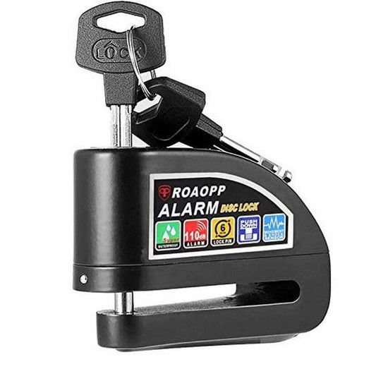Heavy Duty Alarm Disc Bike locks for All Motorcycles with holder
