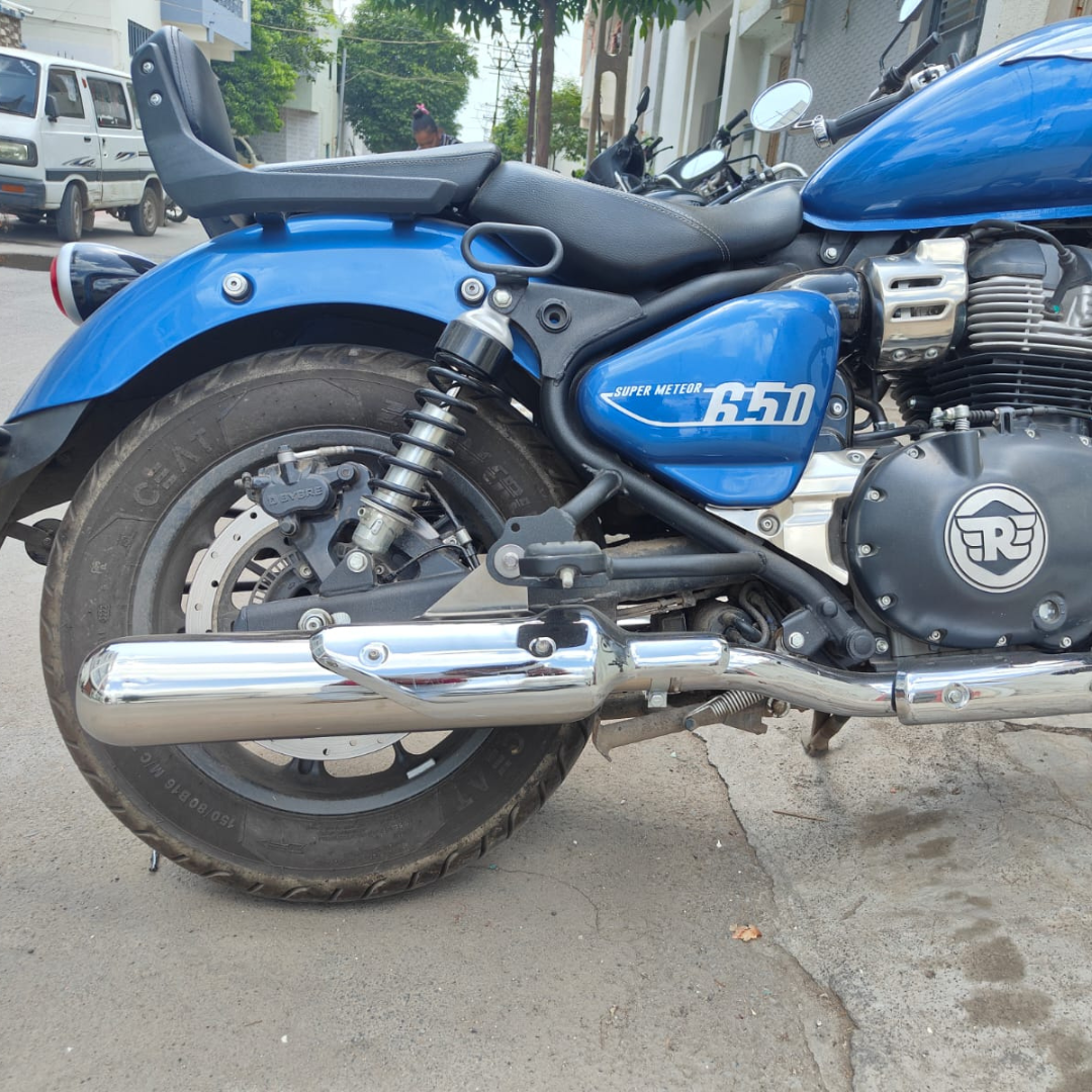 Royal Enfield Super Meteor 650 Replica Exhaust with Performance - KP Racing