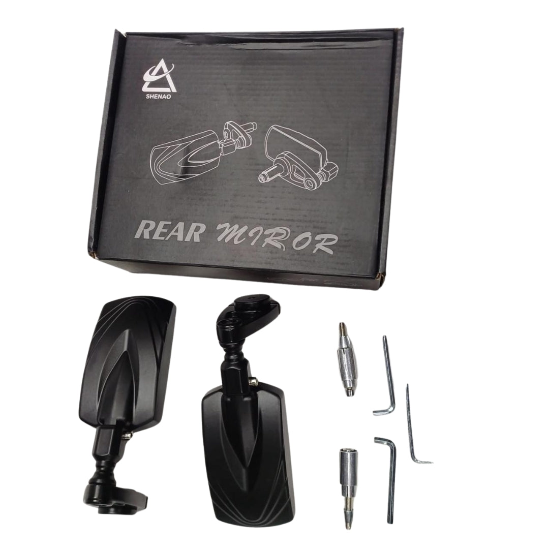 2004-462  Universal Bar End  Mirrors  for Motorcycle & Scooters, Universal Rearview Mirror, M8/M10