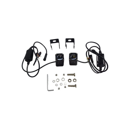 Mini Drive 20W LED Lens Light - Pair for Motorcycles