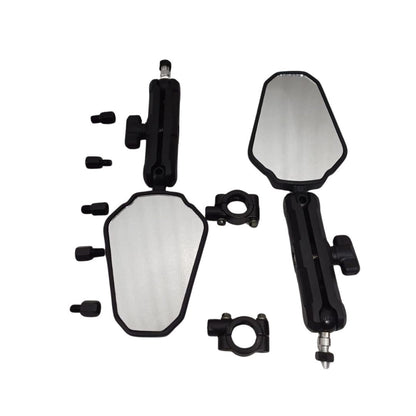 Adventure  Universal Motorcycle Mirror, Adventure Ball-Head ATV Rear View Mirror With 8/10MM Screw and 7/8" Handlebar Aluminum Mount Compatible