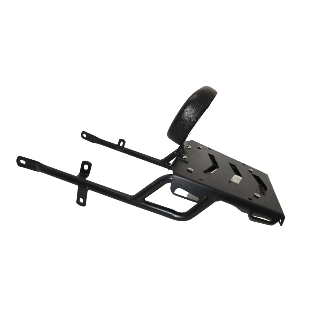 Top Rack with Plate and Cushion Backrest for Honda Hness CB 350 & RS 350