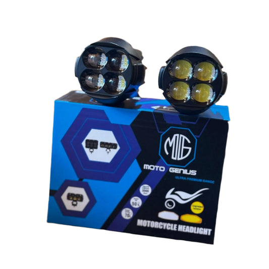 Moto Genius 4 LED Cat Eye for All Motorcycles