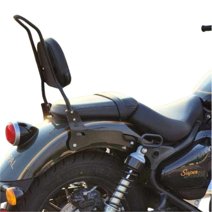 Sissy Bar Backrest for Super Meteor 650, Shotgun 650, Classic 650, Harley X440, Classic 350 & Meteor 350 – Ergonomic Design