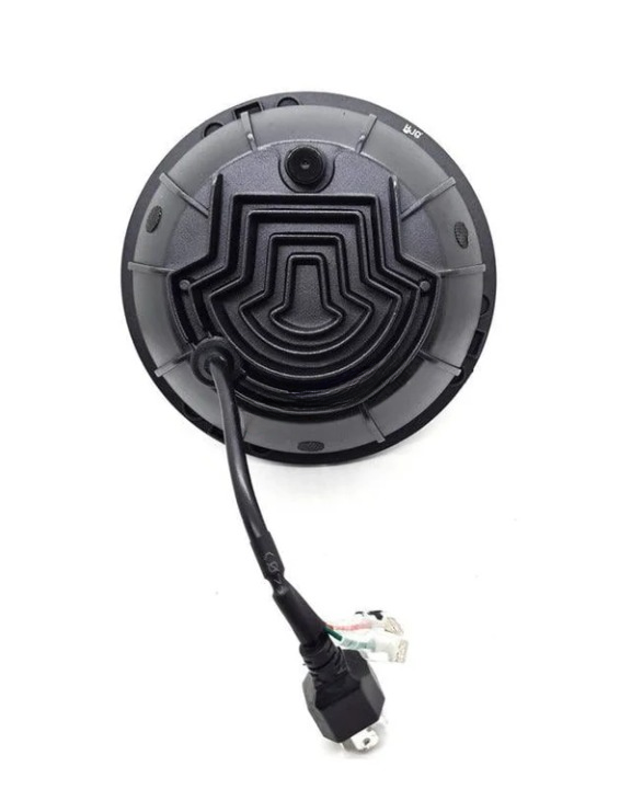 7" Inch Minus Headlight 110 Watts Full Ring for All ROYAL ENFIELD Models