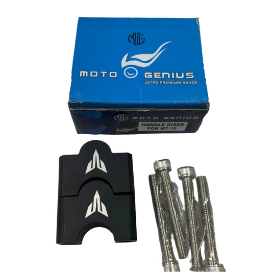 Handle Riser Compatible With MT-15 CNC Machined Handlebar Riser Kit - Increased Comfort, Control & Durability