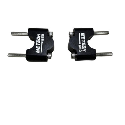 Handle Bar Riser Black | Enhanced Comfort & Control | Compatible with Royal Enfield Super Meteor 650