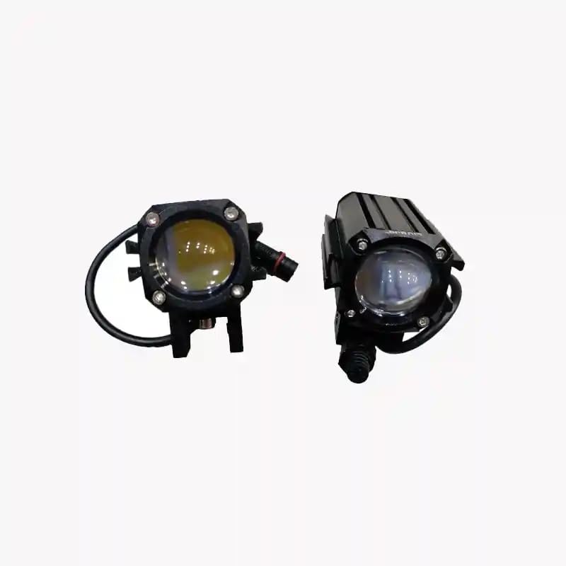 LED Foglight Bar | 30W Fog Lamp with Red Devil Eye | Mini Drive LED Lights for Bike & Car (Pack of 2)