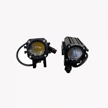 LED Foglight Bar | 30W Fog Lamp with Red Devil Eye | Mini Drive LED Lights for Bike & Car (Pack of 2)