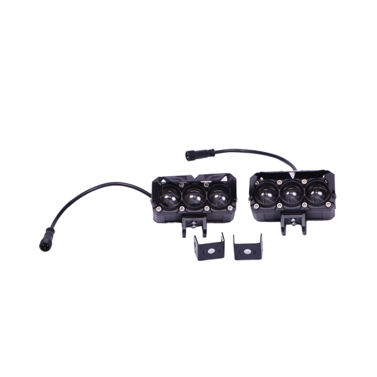 Moto Genius 60W 3-LED Future Light with Harness for Motorcycles
