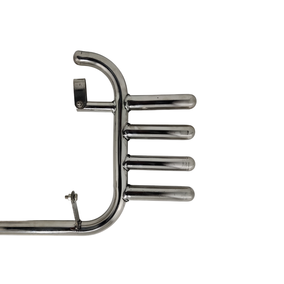 4-Rod 1.25" Crash Guard for Jawa 42 Bobber, Jawa FJ,  All Jawa Models & Yezdi Roaster & Yezdi Scrambler
