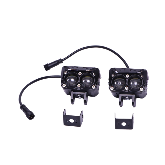 Moto Genius 40W 2-LED Future Light with Harness for Motorcycles
