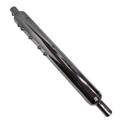 Stock Silencer Replica with Jaali for Royal Enfield Classic 350-500cc, Standard 350-500cc & Electra BS3/BS4/BS6