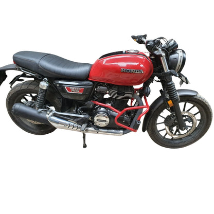 Tripod Cross Crash Guard with Delrin (Flat) Sliders - Leg guard/Crash  Guard T2 for Honda H'ness CB 350,Honda RS 350, Honda CB 350