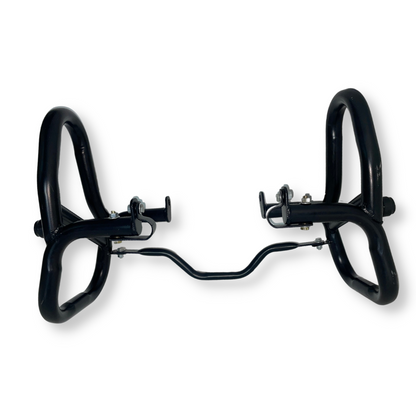 Special Edition Cross Crash Guard with Delrin Sliders (Round) for Jawa 42 Bobber & Jawa FJ T1